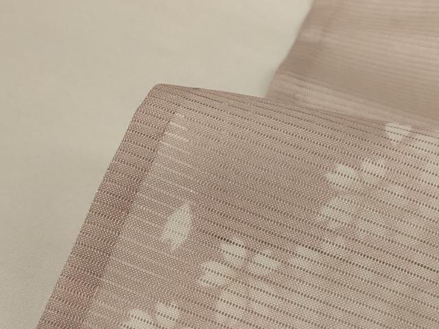 平和屋着物＊夏物 小紋 絽 舞桜文 洗える着物 AABH3214jd