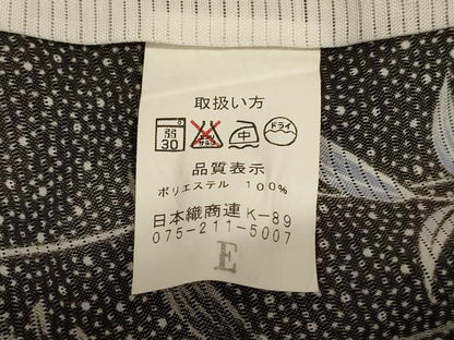 平和屋着物＊夏物 小紋 絽 草花文 洗える着物 AABH3216jd
