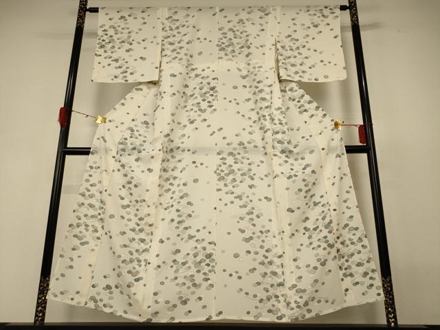 平和屋着物＊夏物 小紋 絽 流水丸文 正絹 逸品 未使用 AABH3220jd