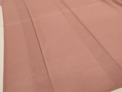 平和屋着物＊夏物　色無地　絽　ときがら茶色　さんび謹製　洗える着物　AABH3222jd