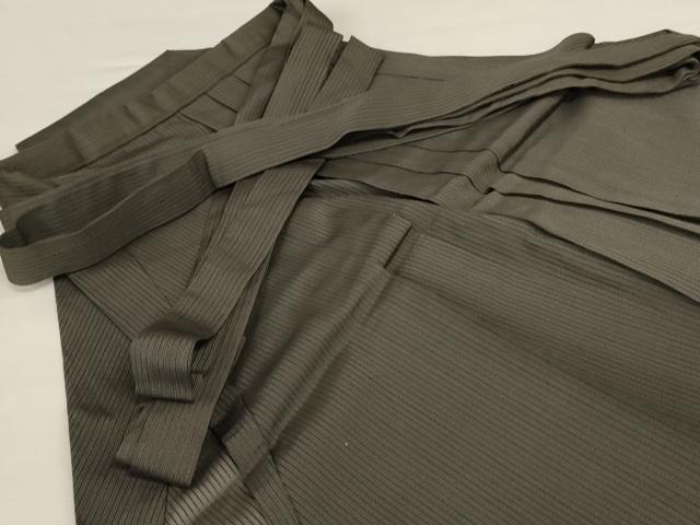 平和屋着物＊夏物 男性 馬乗り袴 縞 正絹 逸品 AABH3240jd