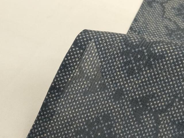 平和屋着物＊夏物　本場大島紬　夏大島　花菱文　正絹　逸品　AABH3246jd