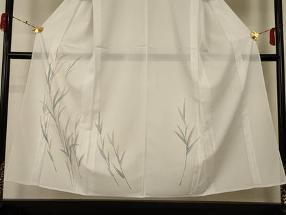 平和屋着物＊夏物 訪問着 絽 草葉文 洗える着物 AABH3255jd