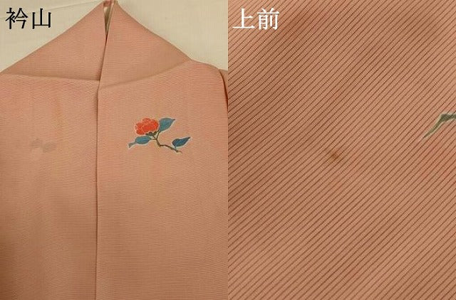 平和屋着物＊夏物 小紋 絽 草花文 小田急百貨店扱い 正絹 逸品 AABH3266jd