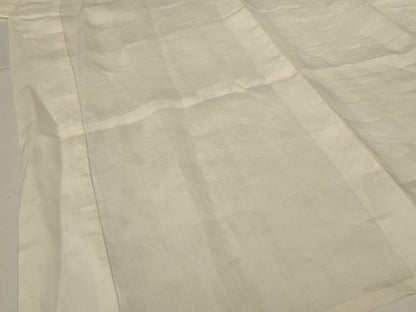 平和屋着物＊夏物　長襦袢　白色　麻　逸品　AABH3274jd