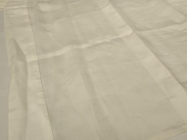 平和屋着物＊夏物　長襦袢　白色　麻　逸品　AABH3274jd