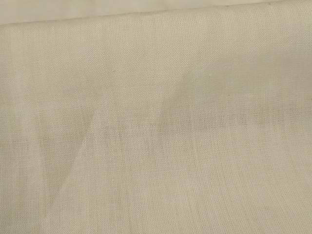 平和屋着物＊夏物　長襦袢　白色　麻　逸品　AABH3274jd