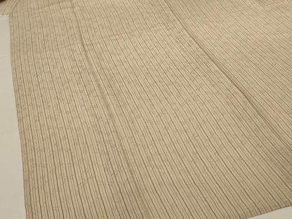 平和屋着物▽お召　単衣　捩り織　蜻蛉　正絹　逸品　AABH3278jd
