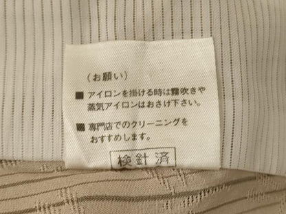平和屋着物▽お召　単衣　捩り織　蜻蛉　正絹　逸品　AABH3278jd