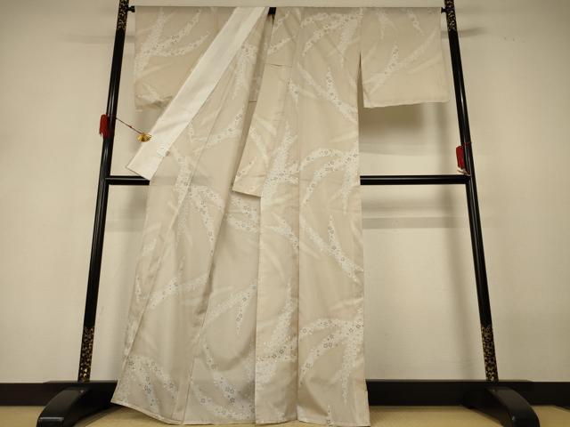 平和屋着物＊夏物　小紋　絽　桜　洗える着物　未使用　AABH3279jd 平和屋着物＊夏物 小紋 絽 桜 洗える着物 未使用 AABH3279jd