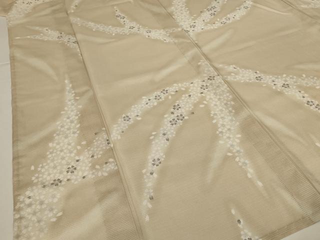 平和屋着物＊夏物　小紋　絽　桜　洗える着物　未使用　AABH3279jd 平和屋着物＊夏物 小紋 絽 桜 洗える着物 未使用 AABH3279jd