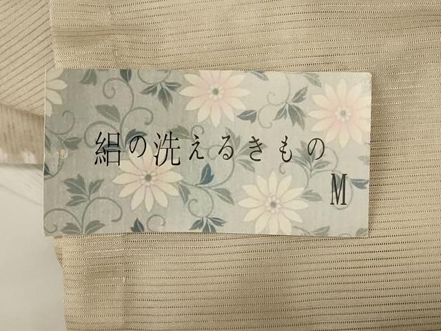 平和屋着物＊夏物　小紋　絽　桜　洗える着物　未使用　AABH3279jd 平和屋着物＊夏物 小紋 絽 桜 洗える着物 未使用 AABH3279jd