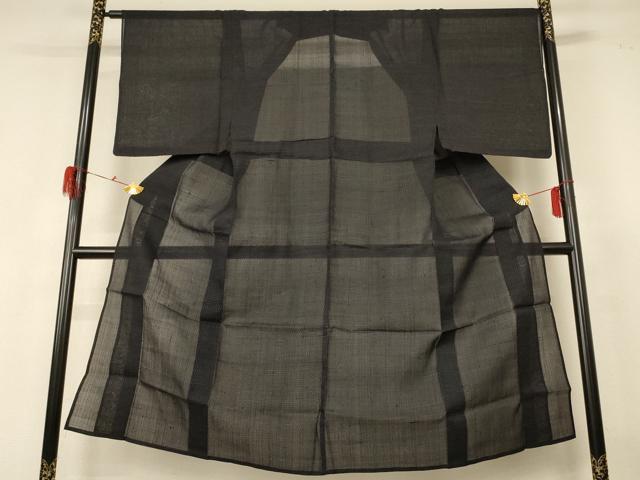 平和屋着物＊夏物　男性　紗紬　絣柄　正絹　逸品　AABH3280jd
