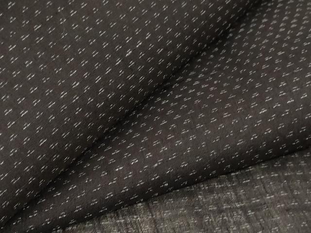 平和屋着物＊夏物　男性　紗紬　絣柄　正絹　逸品　AABH3280jd