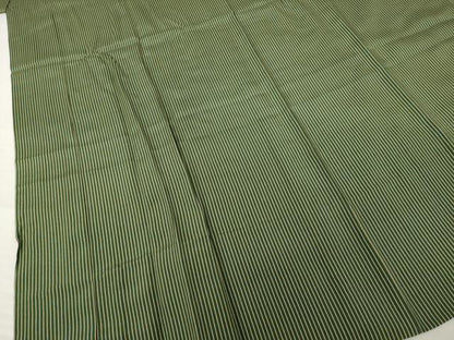平和屋着物●長襦袢　無双仕立て　縞　正絹　逸品　未使用　AABH3281ck