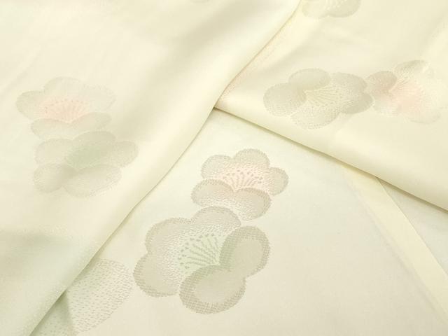 平和屋着物●長襦袢　袷　舞梅地紋　暈し染め　さが美扱い　正絹　逸品　未使用　AABH3284ck