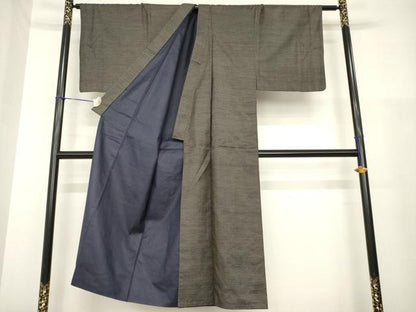平和屋着物●男性　本場大島紬　アンサンブル　亀甲絣　正絹　逸品　AABH3298ck