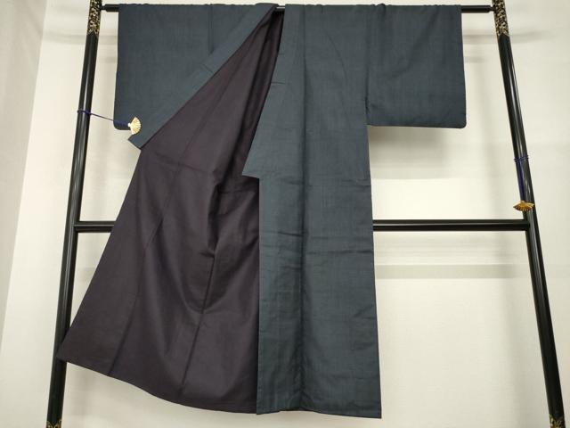 平和屋着物●男性　本場大島紬　アンサンブル　手織　100亀甲　総詰め　証紙付き　正絹　逸品　AABH3303ck