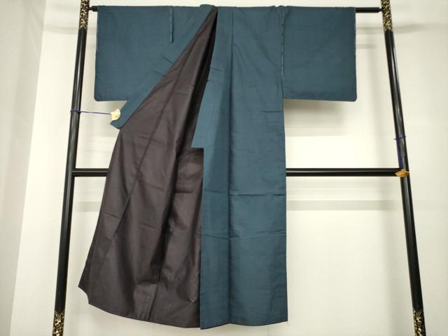 平和屋着物●男性　本場大島紬　アンサンブル　100亀甲　総詰め　正絹　逸品　AABH3304ck