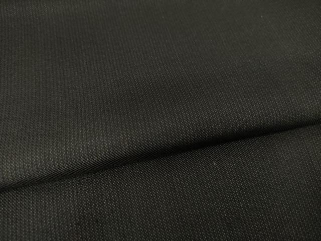 平和屋着物●男性　紬　アンサンブル　綾織　蝋色　正絹　逸品　未使用　AABH3307ck
