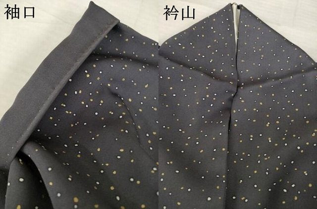 平和屋着物●訪問着　箔散らし文様　金彩　正絹　逸品　AABH3320ck