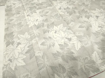 平和屋着物●本場大島紬　白大島　カタス7マルキ　蔦草文　鈴乃屋扱い　正絹　逸品　AABH3325ck