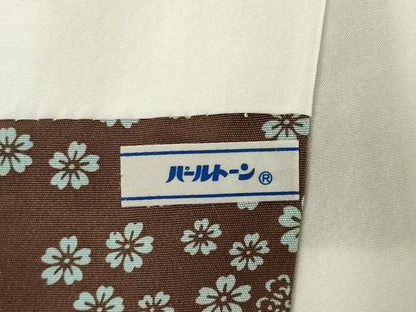 平和屋着物●本場大島紬　訪問着　横段文　正絹　逸品　AABH3331ck