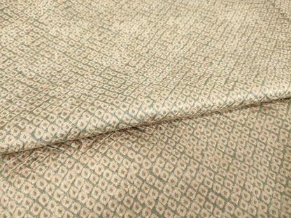 平和屋着物●大変加工の良い総絞り小紋　正絹　逸品　未使用　AABH3341ck