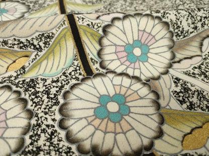 平和屋着物●訪問着　枝垂れ花文　正絹　逸品　AABH3346ck
