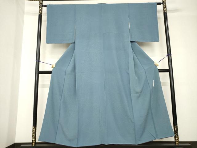 平和屋着物●世界的人形師　辻村寿三郎　ジュサブロー　小紋　舞花文　正絹　逸品　AABH3355ck