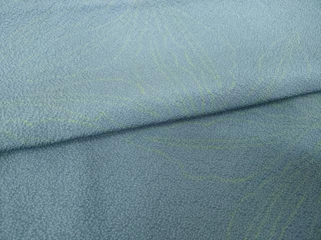 平和屋着物●世界的人形師　辻村寿三郎　ジュサブロー　小紋　舞花文　正絹　逸品　AABH3355ck