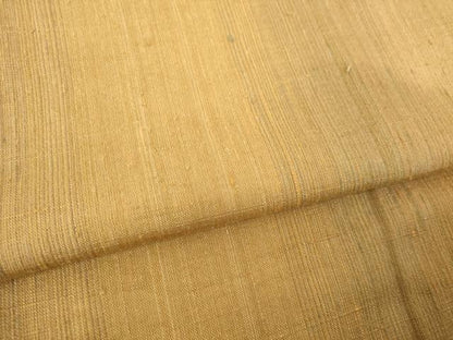 平和屋着物●紅花紬　米沢　間道　正絹　逸品　AABH3356ck