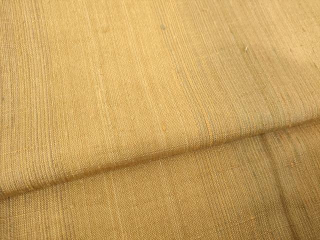 平和屋着物●紅花紬　米沢　間道　正絹　逸品　AABH3356ck