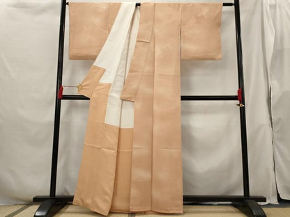 平和屋着物■上質な小紋 吉祥青海波地紋 暈し染め 正絹 逸品 AABH3364st