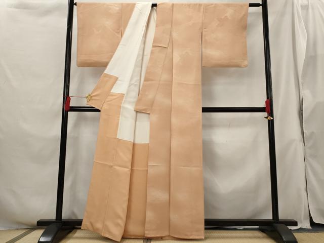 平和屋着物■上質な小紋 吉祥青海波地紋 暈し染め 正絹 逸品 AABH3364st