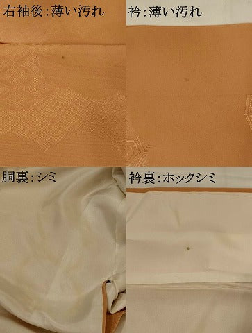 平和屋着物■上質な小紋 吉祥青海波地紋 暈し染め 正絹 逸品 AABH3364st