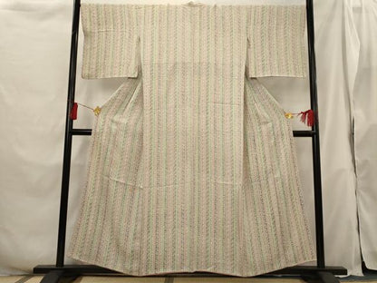 平和屋着物■上質な小紋 花間道 正絹 逸品 AABH3365st