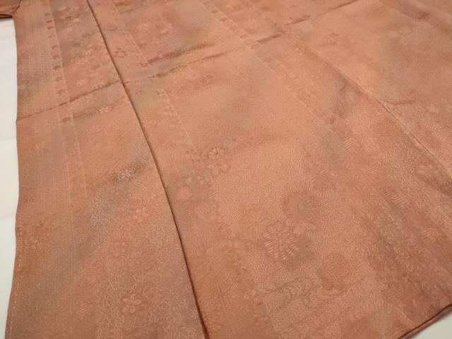 平和屋着物■上質な小紋　草花地紋　暈し染め　正絹　逸品　AABH3372st