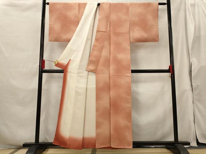 平和屋着物■豪華色留袖 花唐草地紋 暈し染め 正絹 逸品 AABH3373st