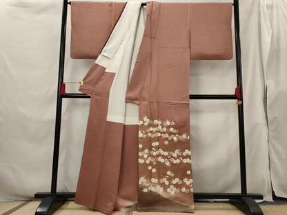 平和屋着物■豪華色留袖 駒刺繍 流水花文 暈し染め 金彩 正絹 逸品 AABH3378st