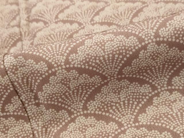 平和屋着物■訪問着 江戸小紋 作家物 青海波文 正絹 逸品 AABH3383st