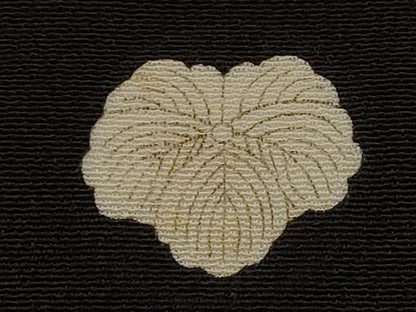 平和屋着物■豪華黒留袖 飛鶴文 暈し染め 金彩 正絹 逸品 AABH3386st