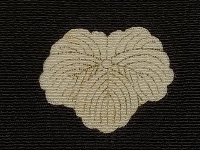平和屋着物■豪華黒留袖 飛鶴文 暈し染め 金彩 正絹 逸品 AABH3386st