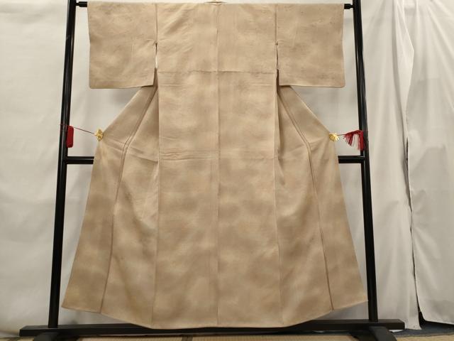 平和屋着物■上質な小紋 霞文 暈し染め 正絹 逸品 AABH3390st