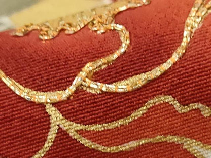 平和屋着物■豪華黒留袖 駒刺繍 色紙花文 暈し染め 金彩 正絹 逸品 AABH3395st