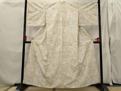 平和屋着物■上質な紬 風景文 正絹 逸品 AABH3408st