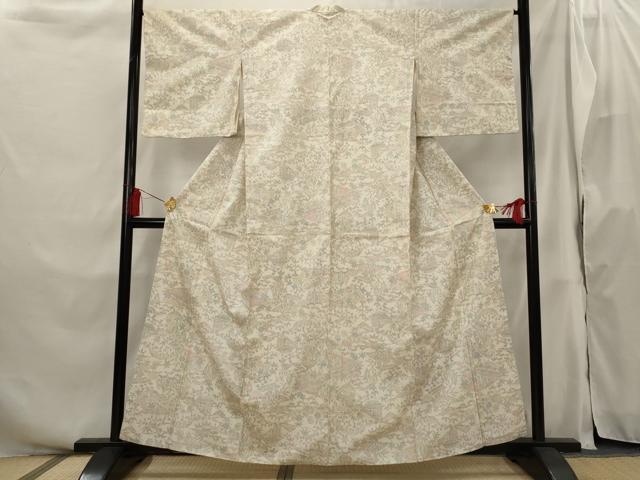 平和屋着物■上質な紬 風景文 正絹 逸品 AABH3408st