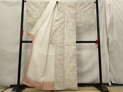 平和屋着物■上質な紬 風景文 正絹 逸品 AABH3408st