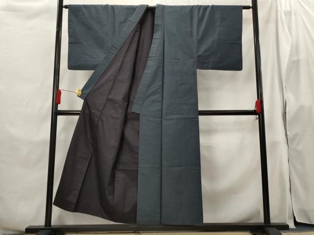 平和屋着物■男性　本場大島紬　アンサンブル　80亀甲　総詰め　正絹　逸品　AABH3410st
