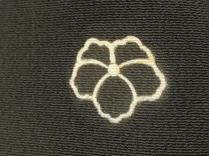 平和屋着物■豪華黒留袖 刺繍 花鳥文 金糸 正絹 逸品 AABH3421st